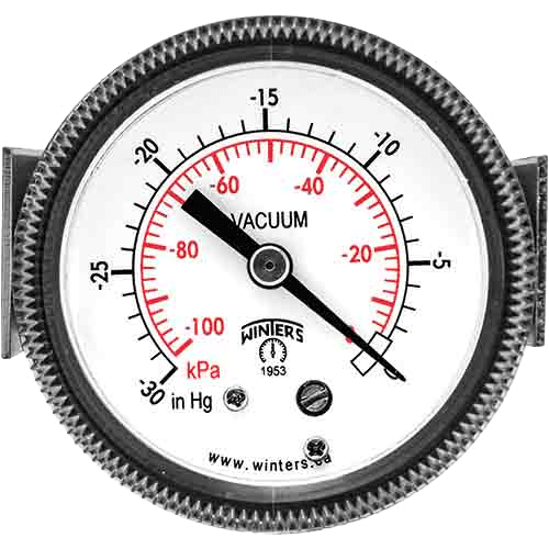 Winters Instruments 90 Series Panel Mounted Pressure Gauge, P9U